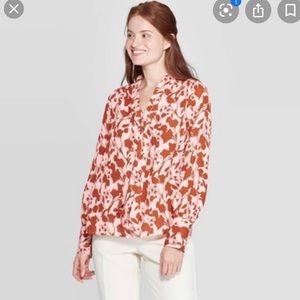 A New Day Floral Blouse XS